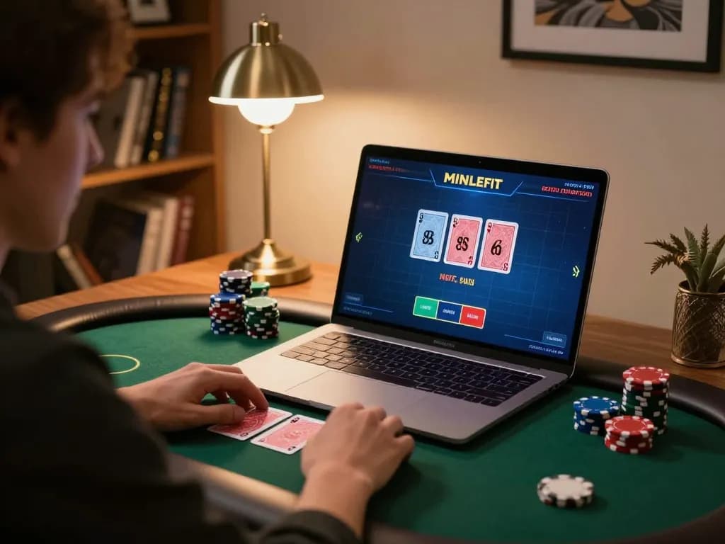 Engaging online casino game session as players strategize with Link truy cập Say88 at home
