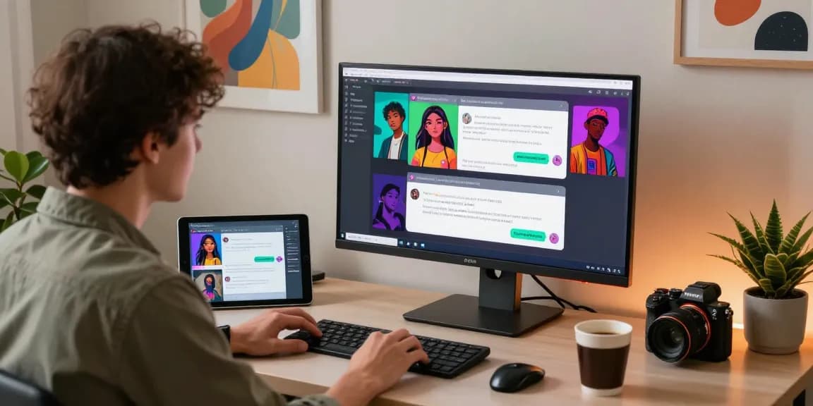 Engaging NSFW AI chat scene with dynamic interactions and visuals, reflecting digital intimacy.