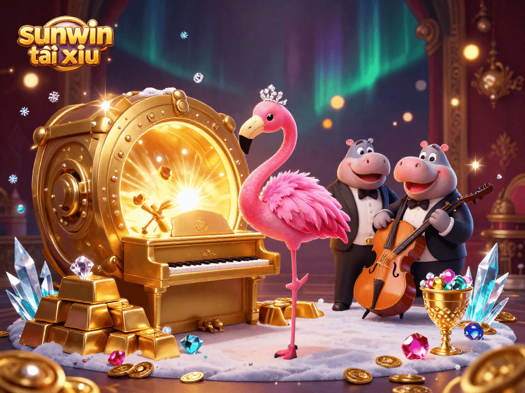 Experience the thrill of sunwin tài xỉu with dynamic casino elements and vibrant characters.