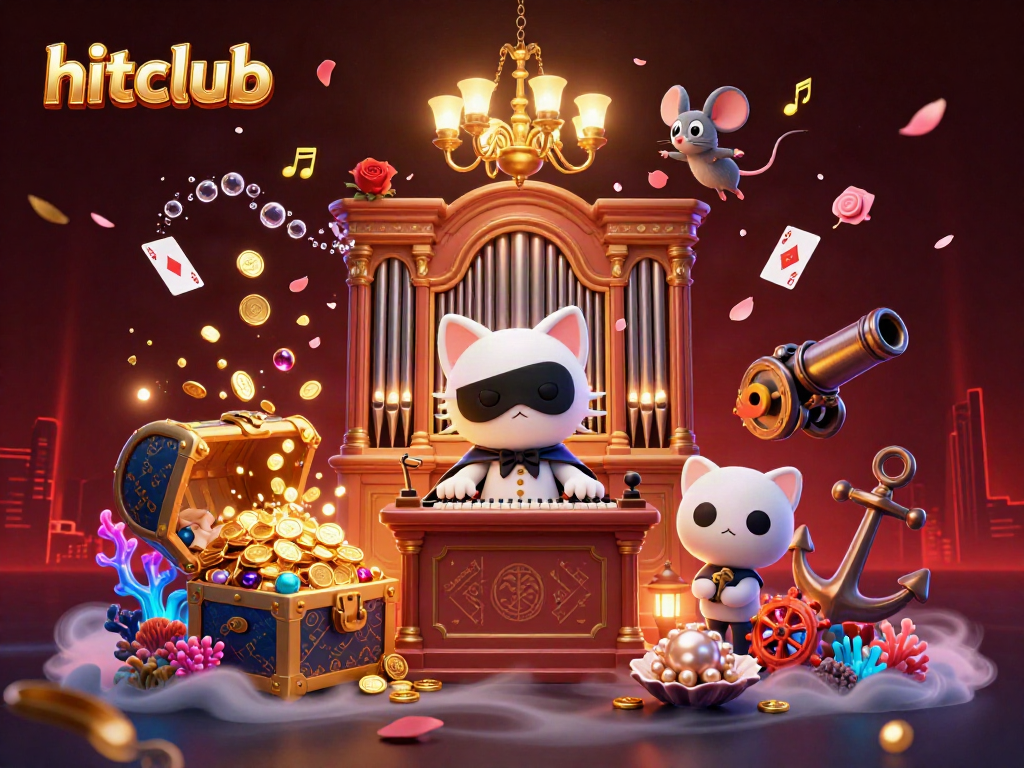 Experience thrilling gameplay at hitclub with a whimsical casino scene featuring enchanting characters.