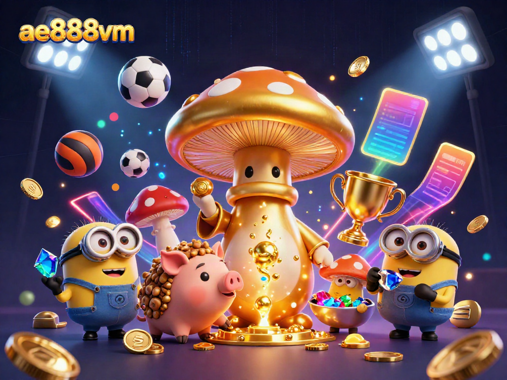 Engage with ae888vm's magical gaming realm where golden treasures and sports excitement collide.