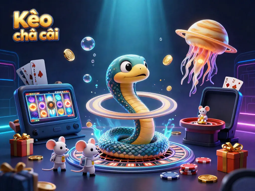 Experience the excitement with Kèo nhà cái as astronaut mice bet on a cosmic roulette.