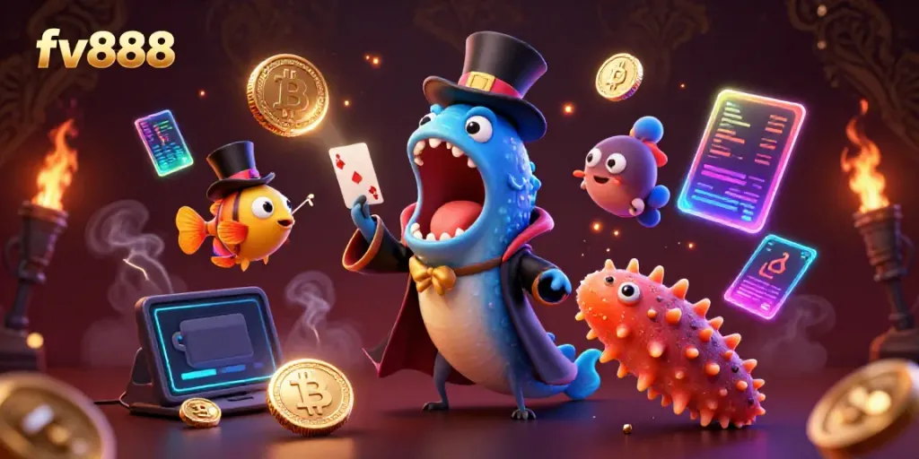 Experience the enchanting fv888 world of magic and crypto casino thrills with lively characters.