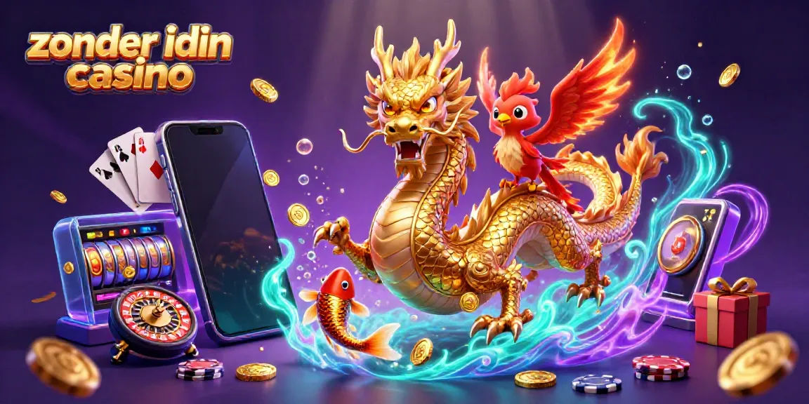 Experience thrilling gameplay at a zonder idin casino with Asian-inspired characters and vibrant casino elements.