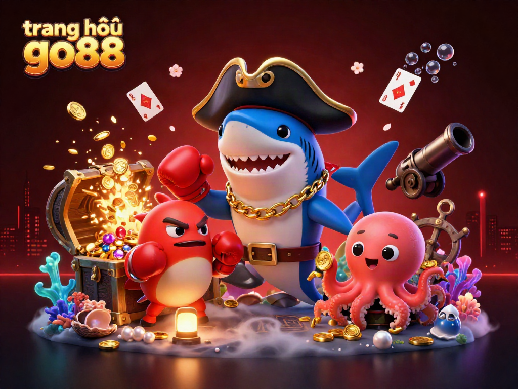 Experience the excitement of kazan games at trang chủ go88 with vibrant underwater characters and thrilling gambling elements.