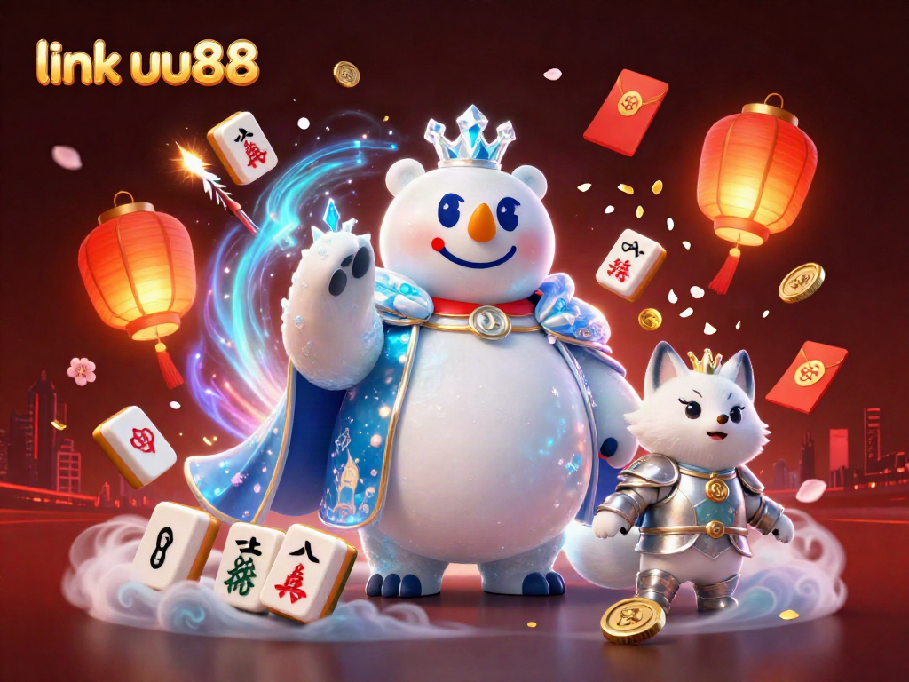 Experience the vibrant world of gaming with link uu88's 3D interactive casino scene filled with enchanting elements.