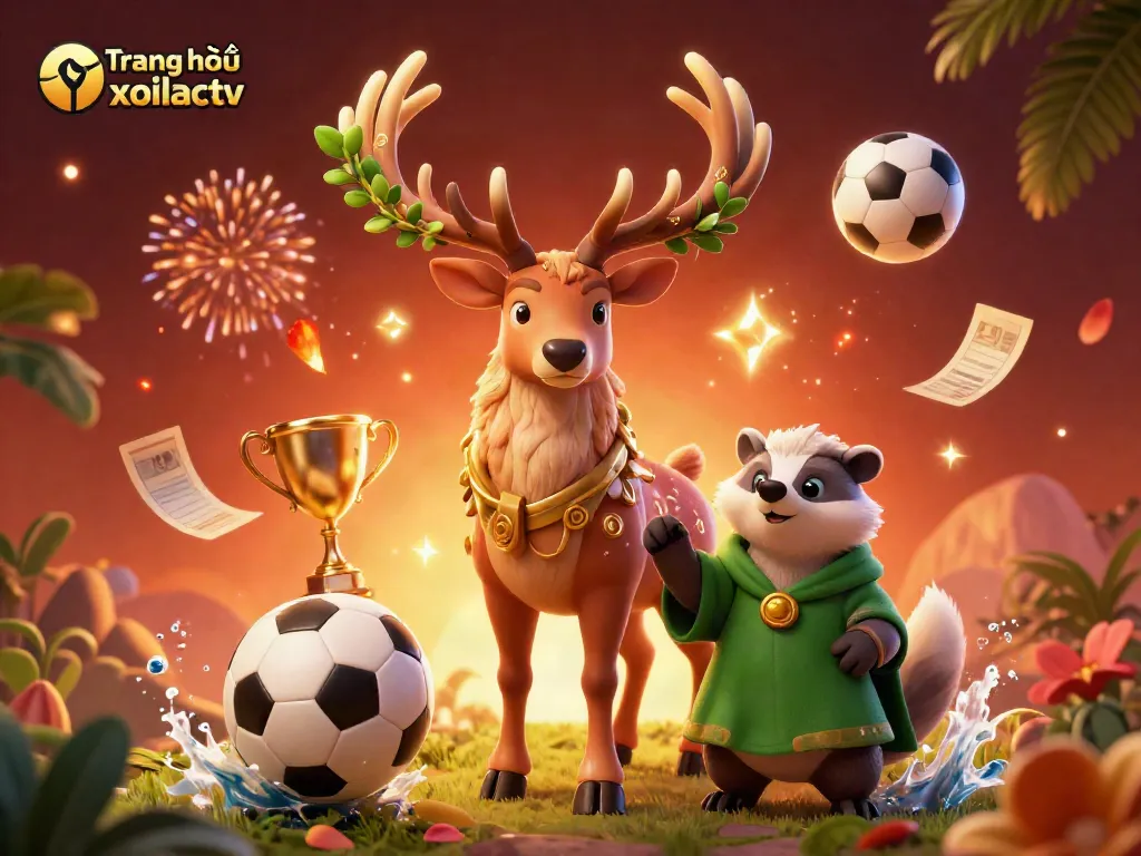 Experience the thrilling action of Trang chủ xoilactv with vibrant sports betting elements and festive engagement.