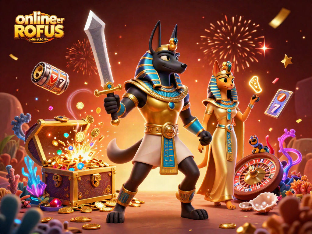 Experience thrilling gameplay at online casinoer uden ROFUS with vibrant characters and casino themes.