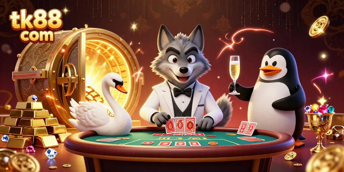 Experience the thrilling excitement of tk88 com at a luxurious online casino scene.